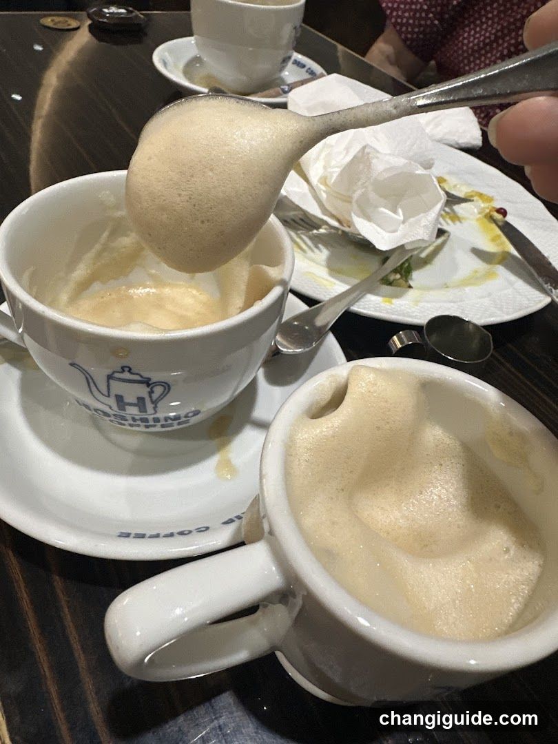 Coffee Cups with Foam
