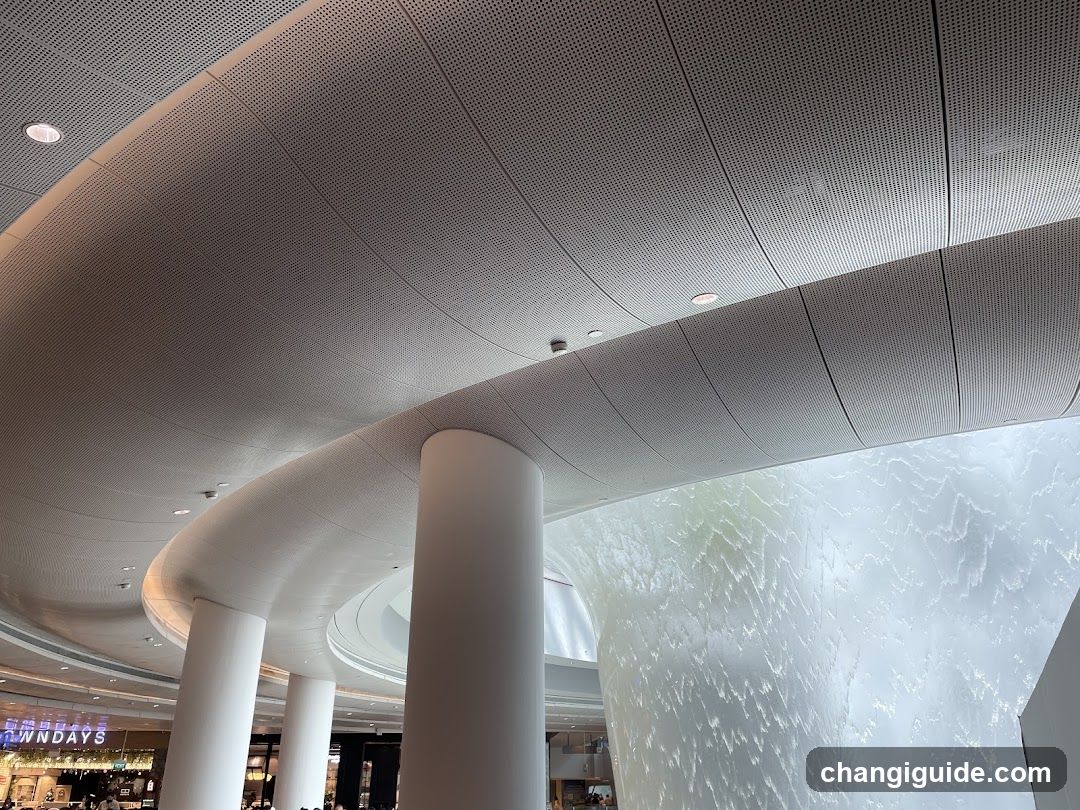 Modern Interior with Curved Architecture