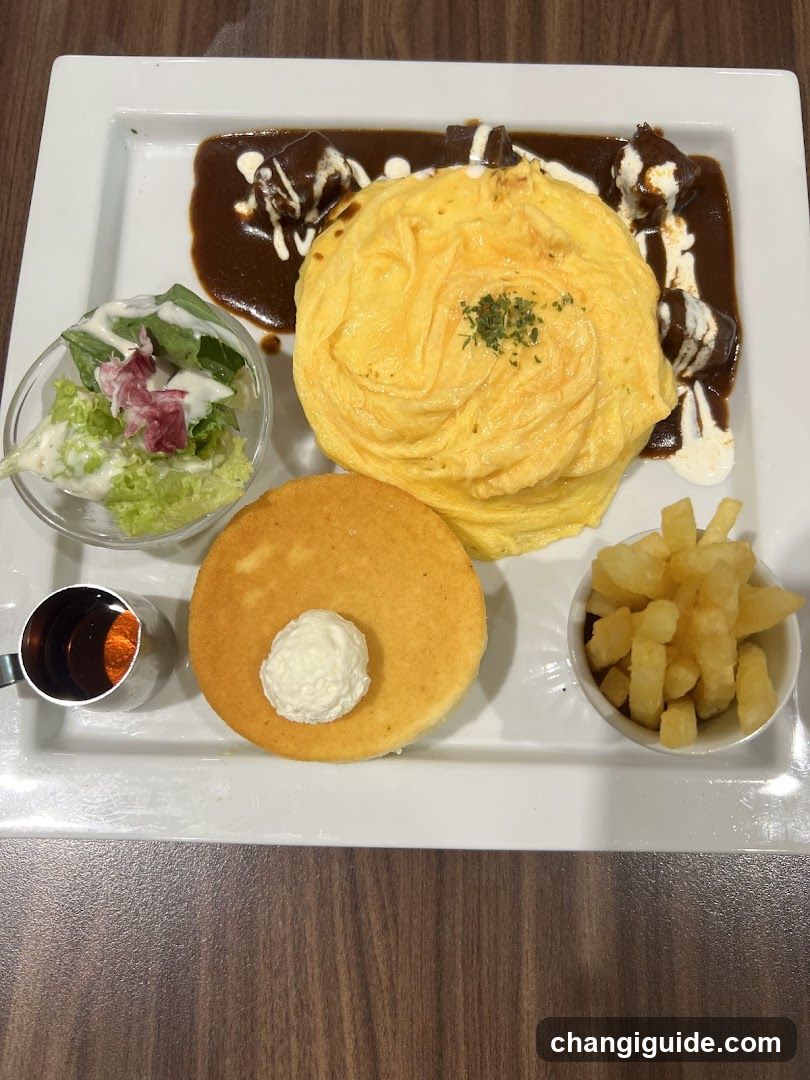 Omelette and Pancake Meal