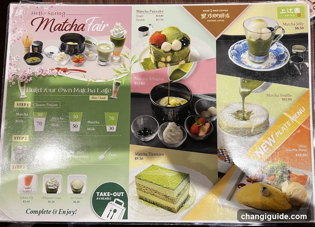 Matcha Fair Menu Board