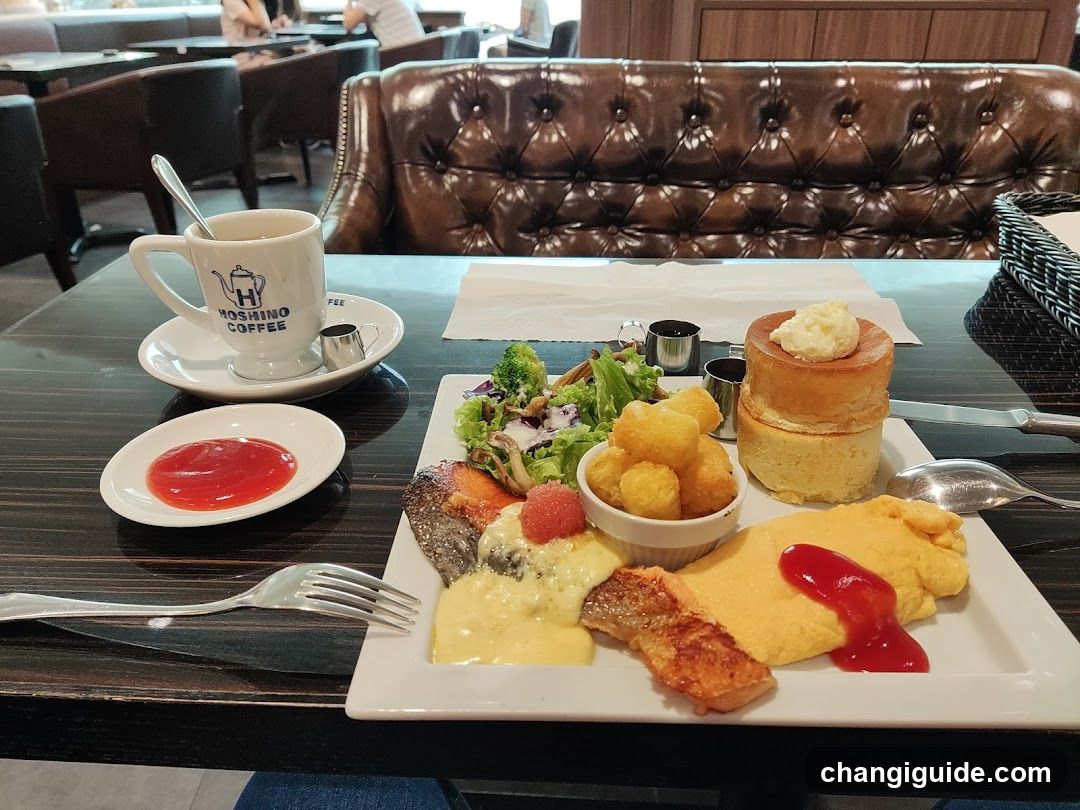 Breakfast at Hosino Coffee