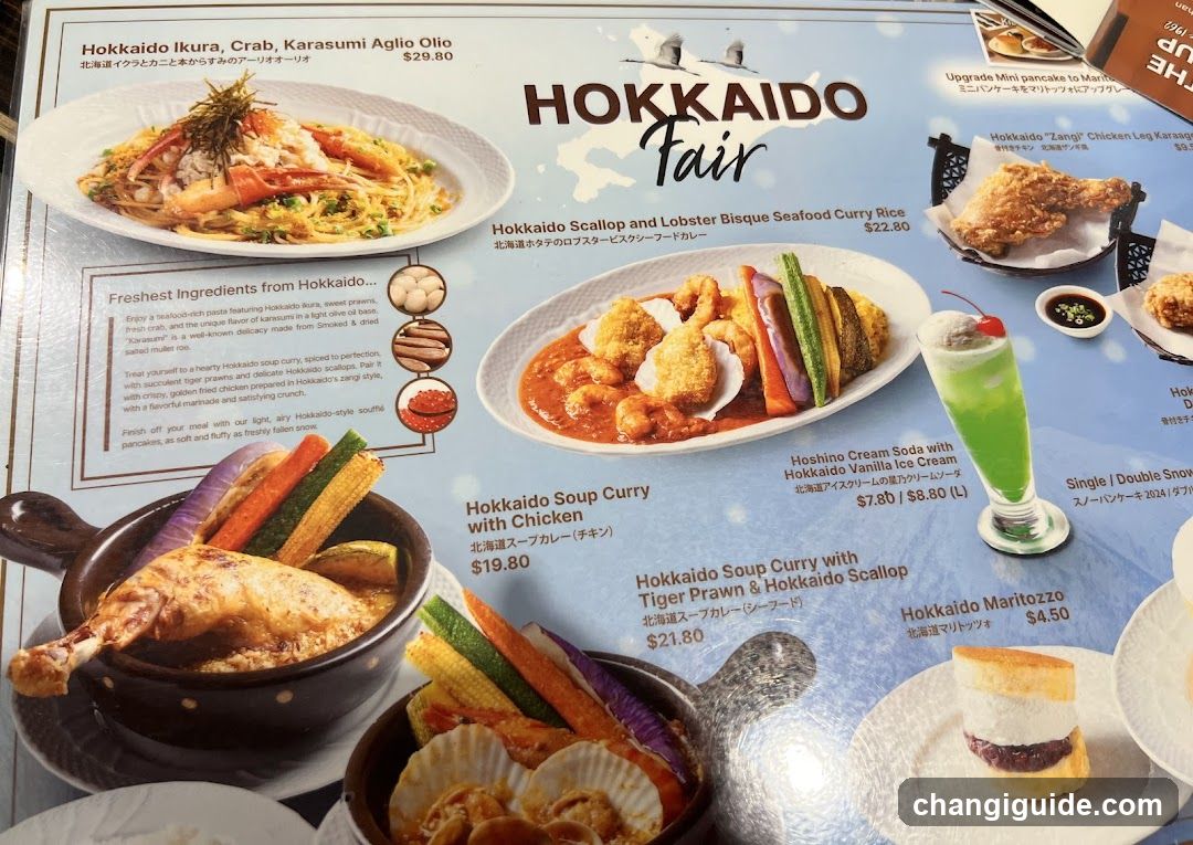 Hokkaido Fair Menu