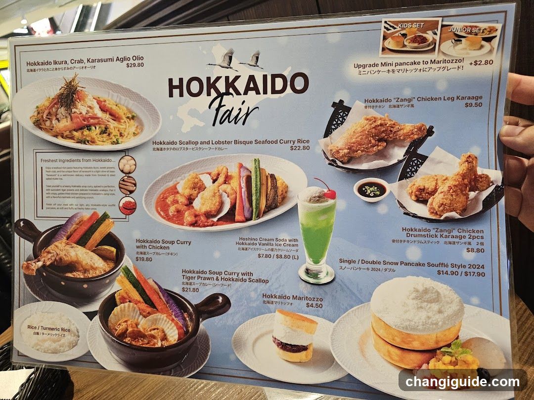 Hokkaido Fair Menu Board