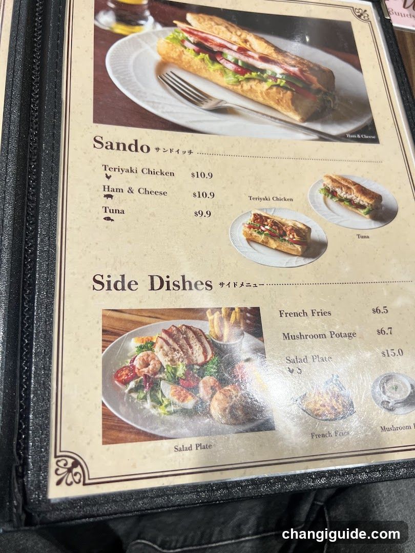 Sando Menu