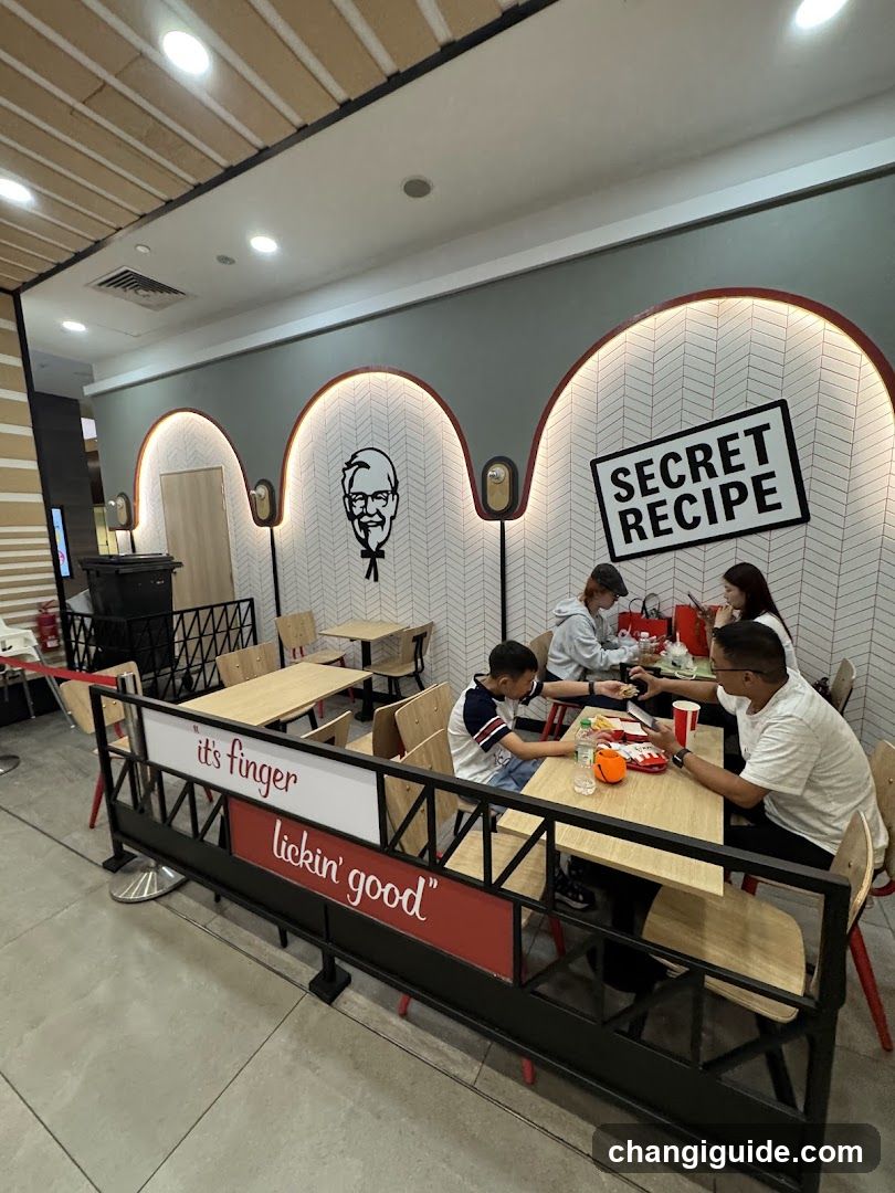 KFC Interior Dining Area