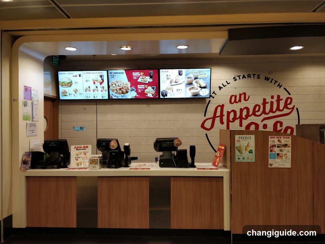 Fast Food Counter Interior