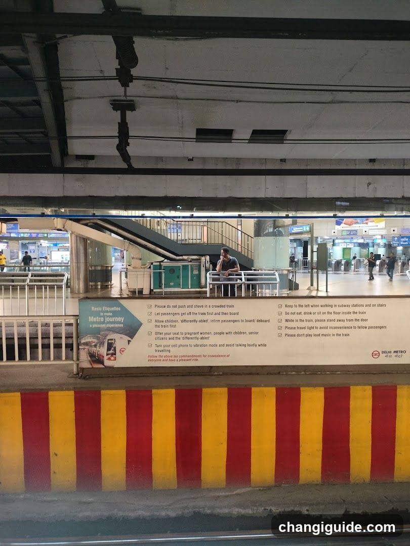 Metro Journey Safety Poster