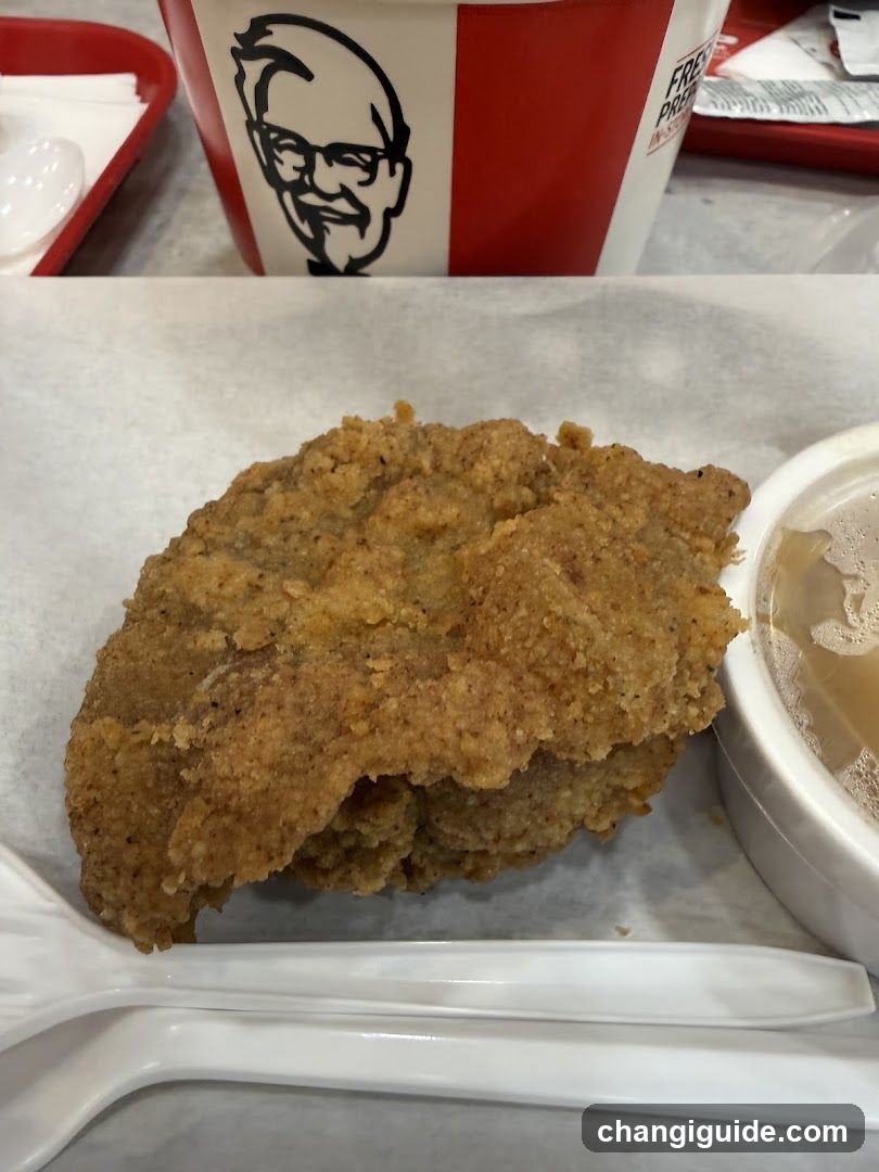 Fried Chicken with Drink