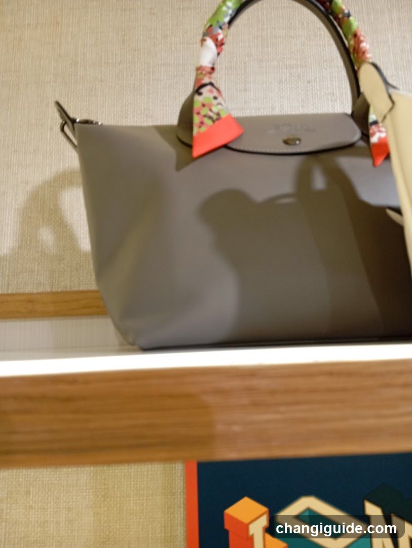 Longchamp Le Pliage Tote Bag Display