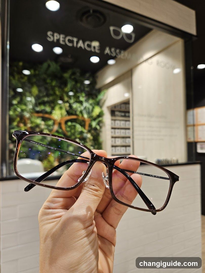Eyeglasses in Assembling Room