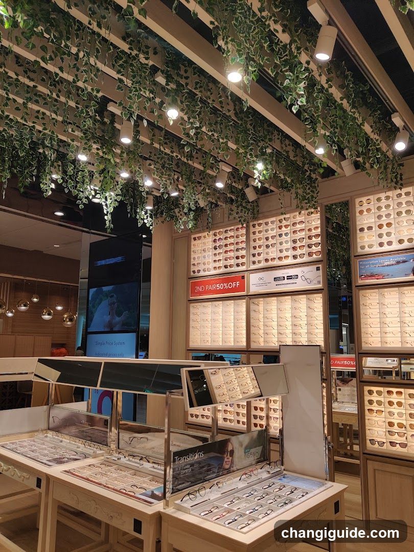 Optical Store Interior Display