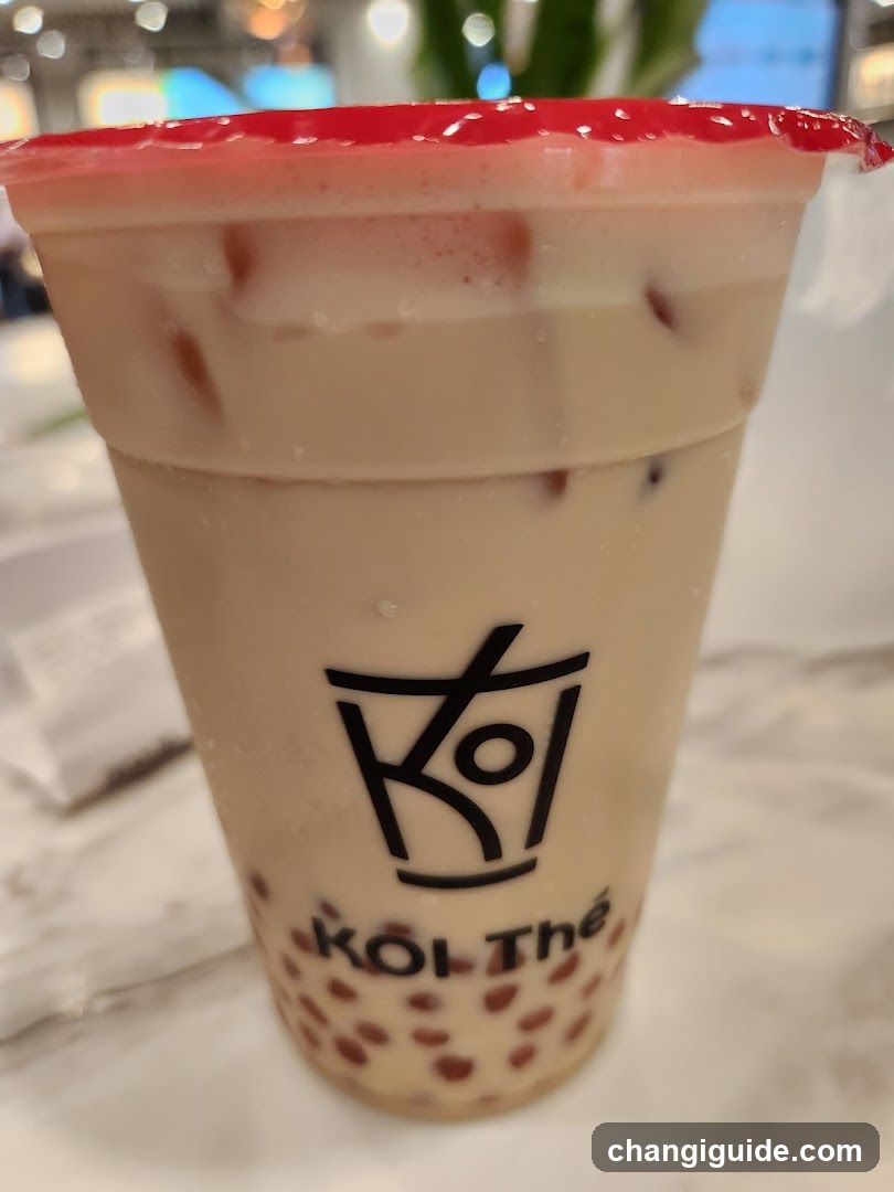 Boba Milk Tea Cup