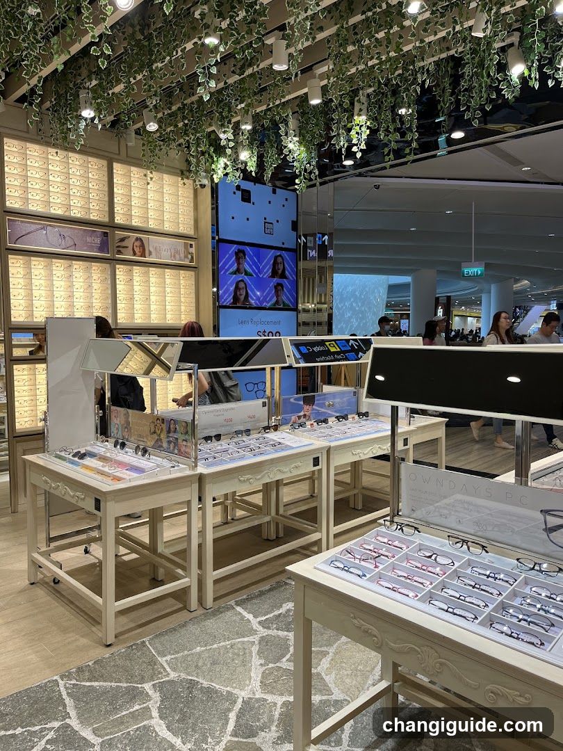 Optical Store Interior Display