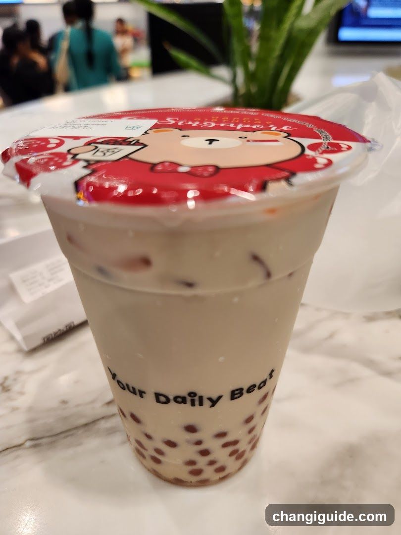 Boba Milk Tea Cup