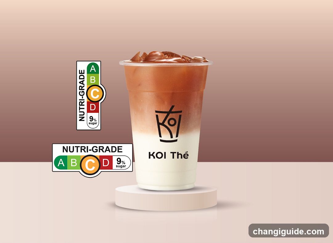 Koi Thé Iced Latte Product Shot
