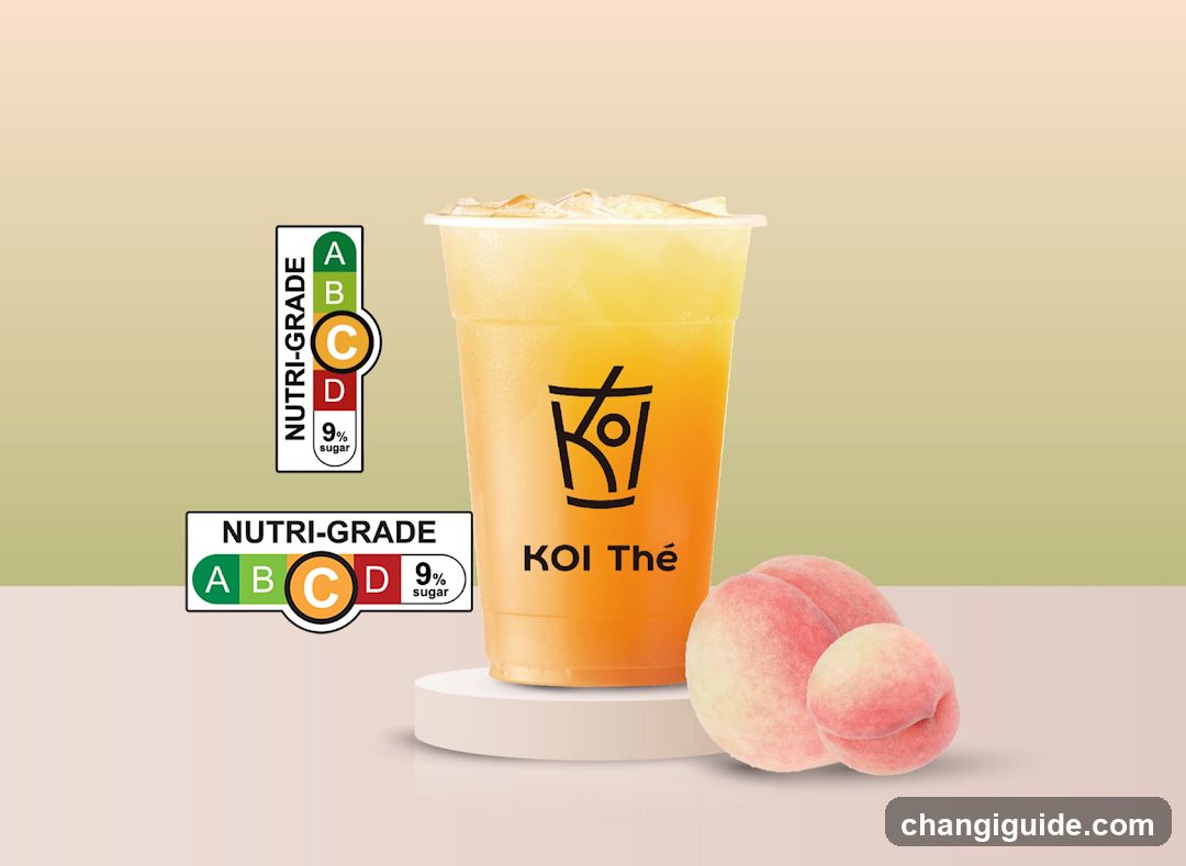 Koi Thé Peach Drink Ad