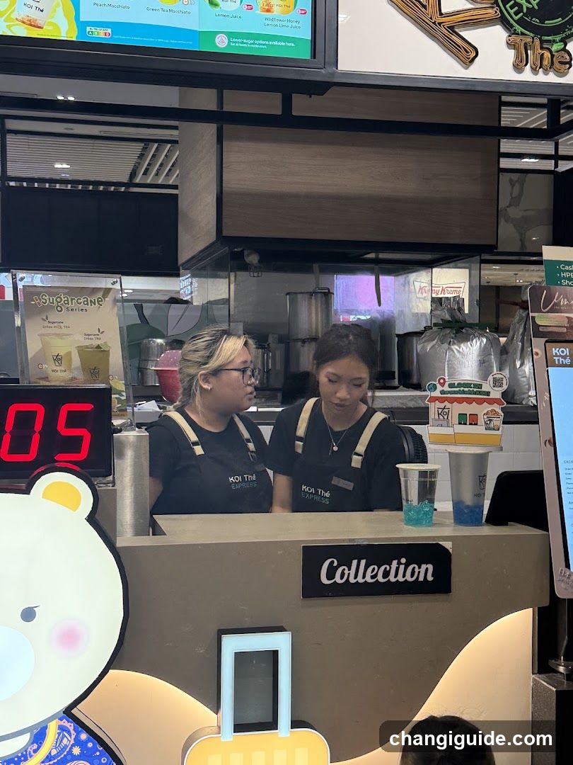 Boba Tea Shop Counter