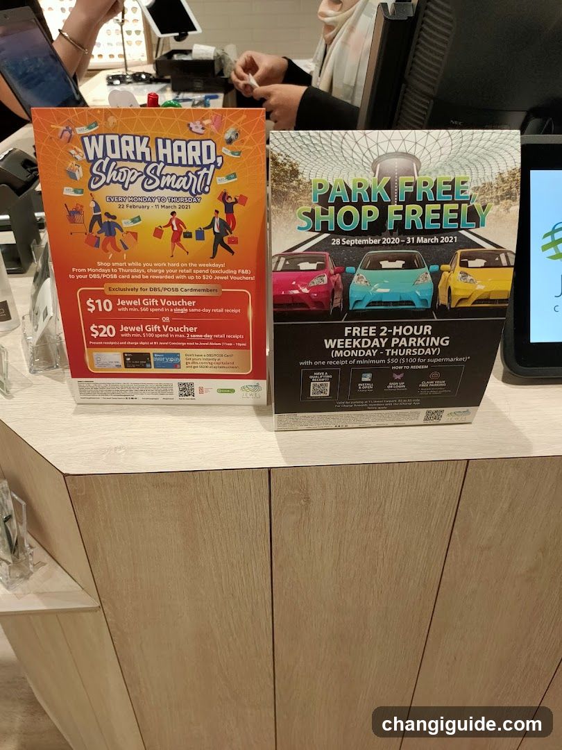 Work Hard Shop Smart and Park Free Shop Freely Promotions