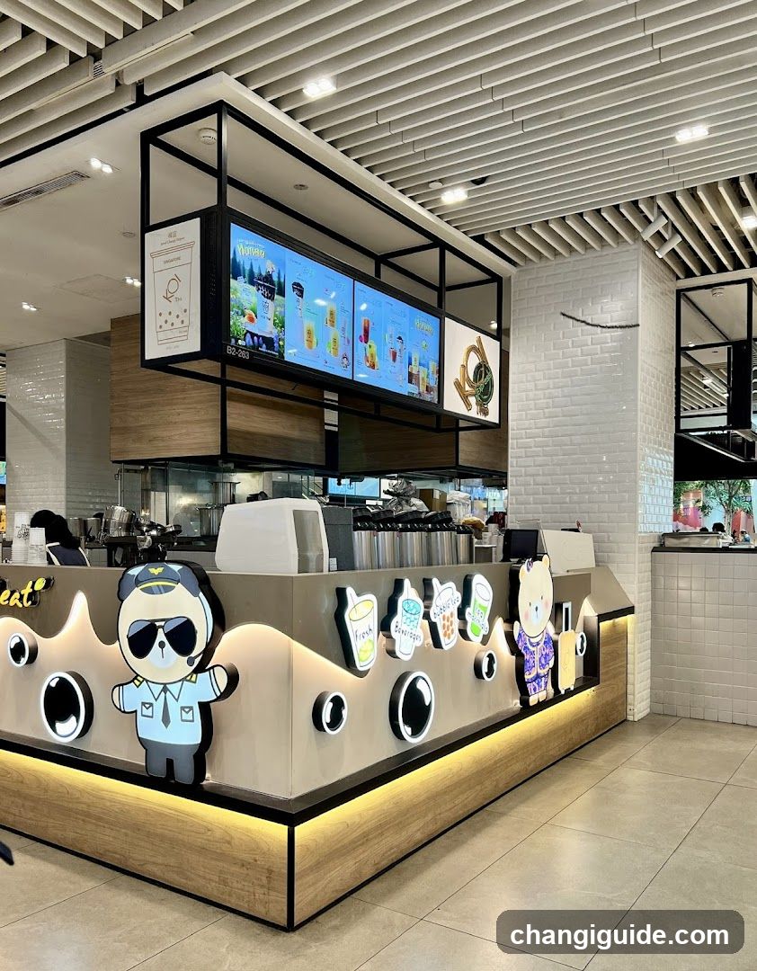 Beverage Shop Interior Counter