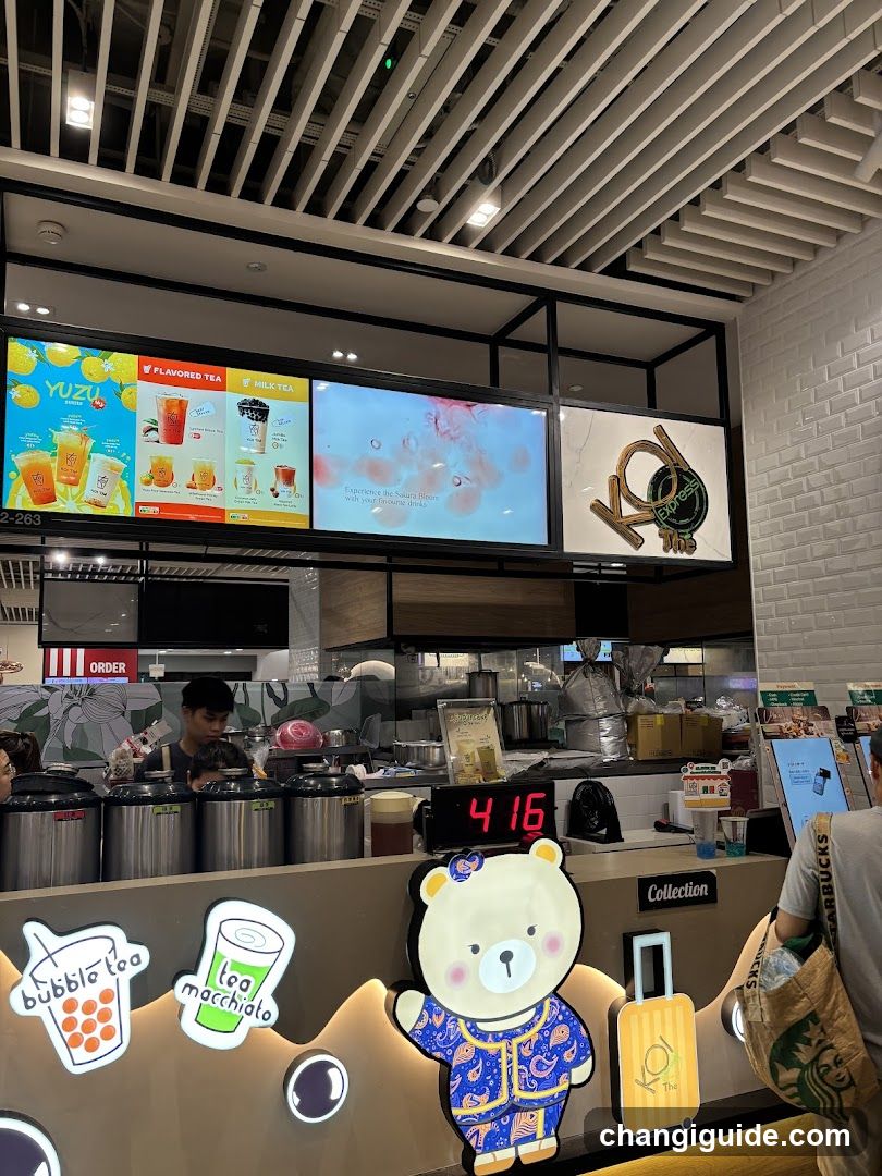 Bubble Tea Shop Interior