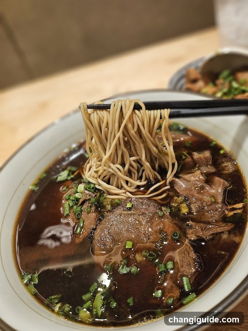 Noodle Bowl with Chopsticks