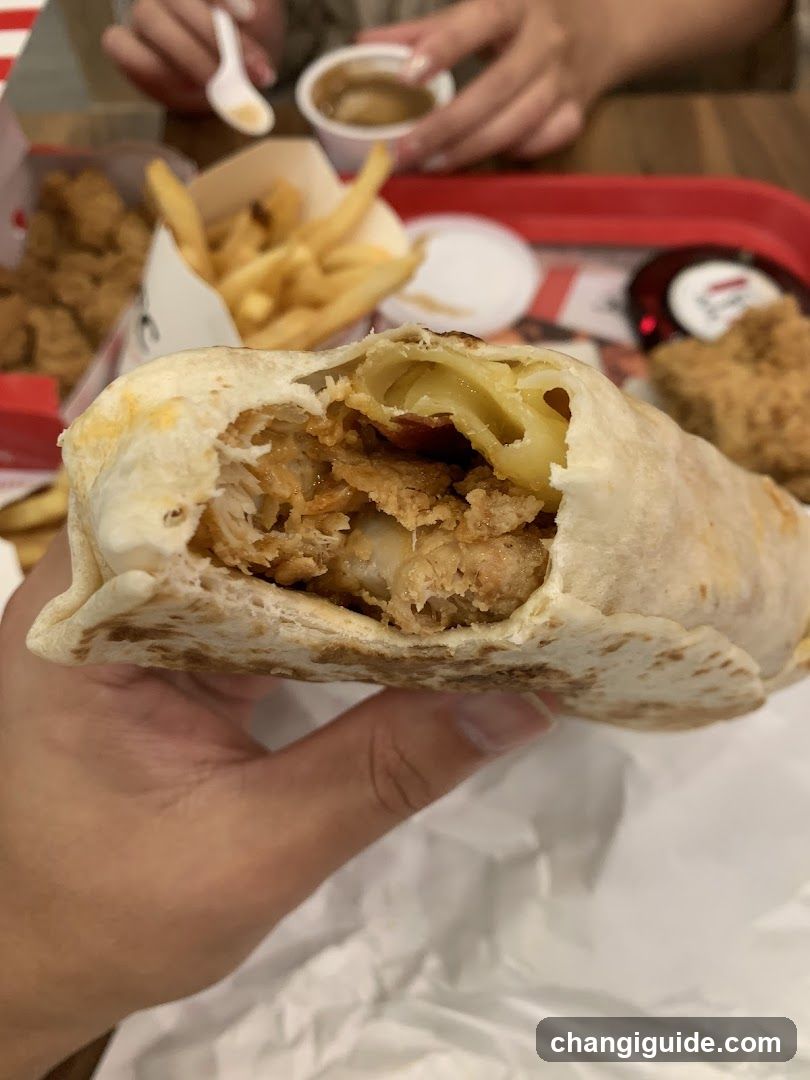 Food Tray with Burrito and Fries