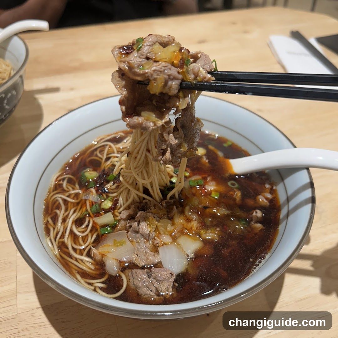 Noodle Bowl with Meat and Broth