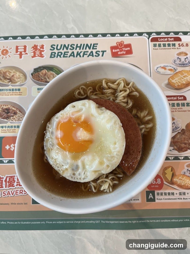 Breakfast Bowl with Fried Egg and Sausage