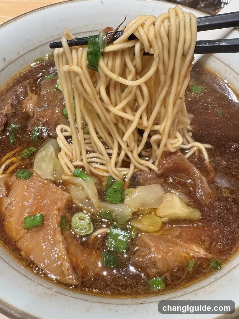 Noodle Bowl with Chopsticks