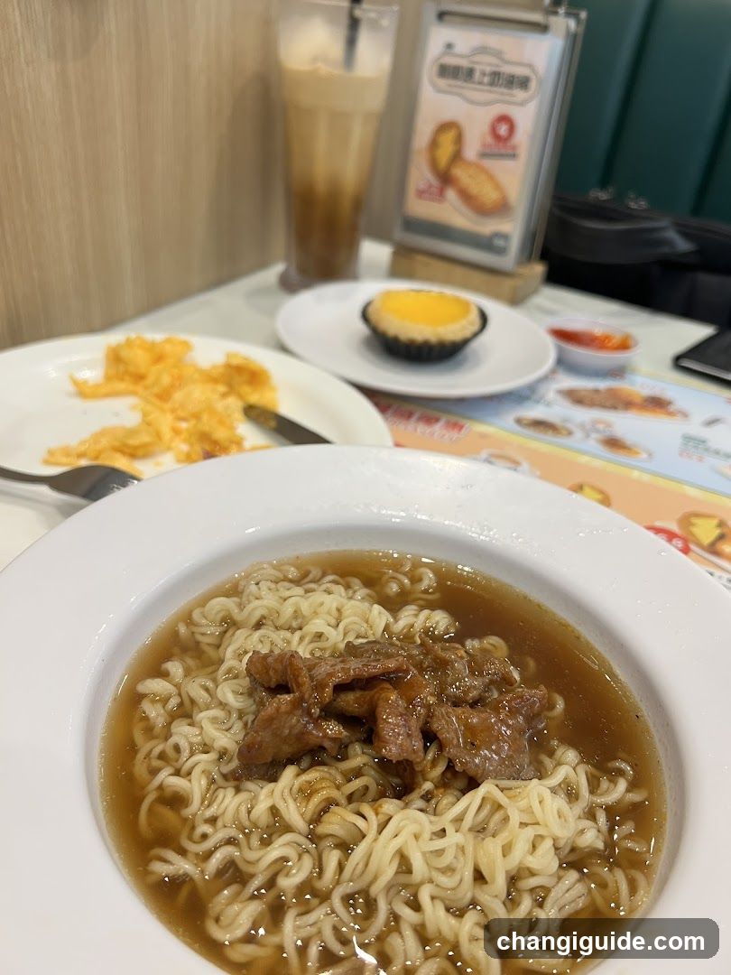 Noodle Meal with Side Dishes