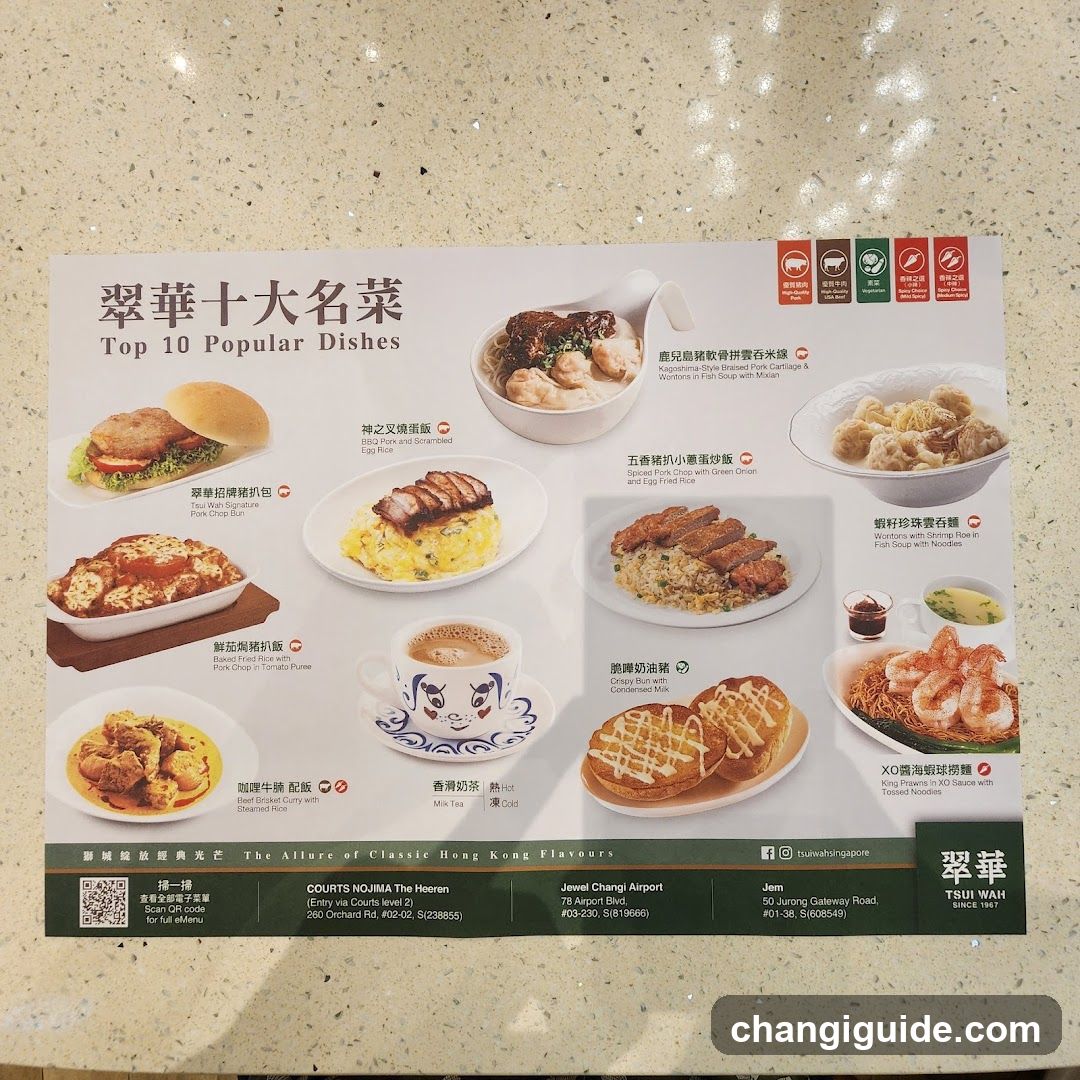 Top 10 Popular Dishes Menu