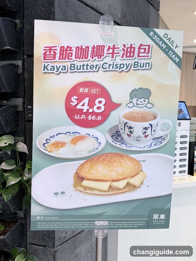 Kaya Butter Crispy Bun Set Promotion