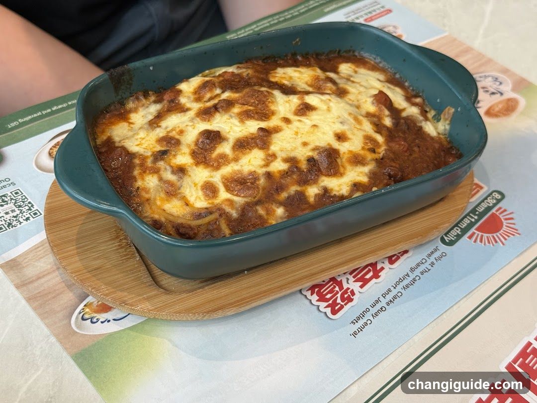 Baked Pasta Dish in Serving Tray