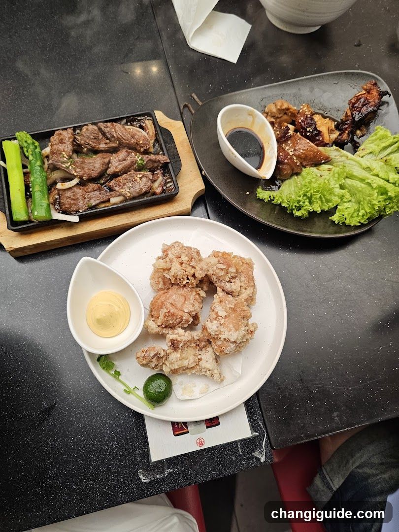 Food Spread on Table