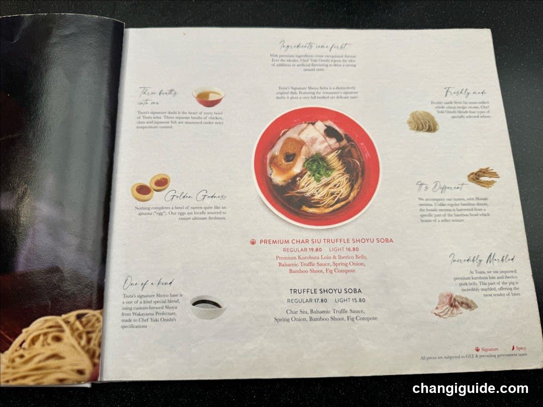Soba Menu Page