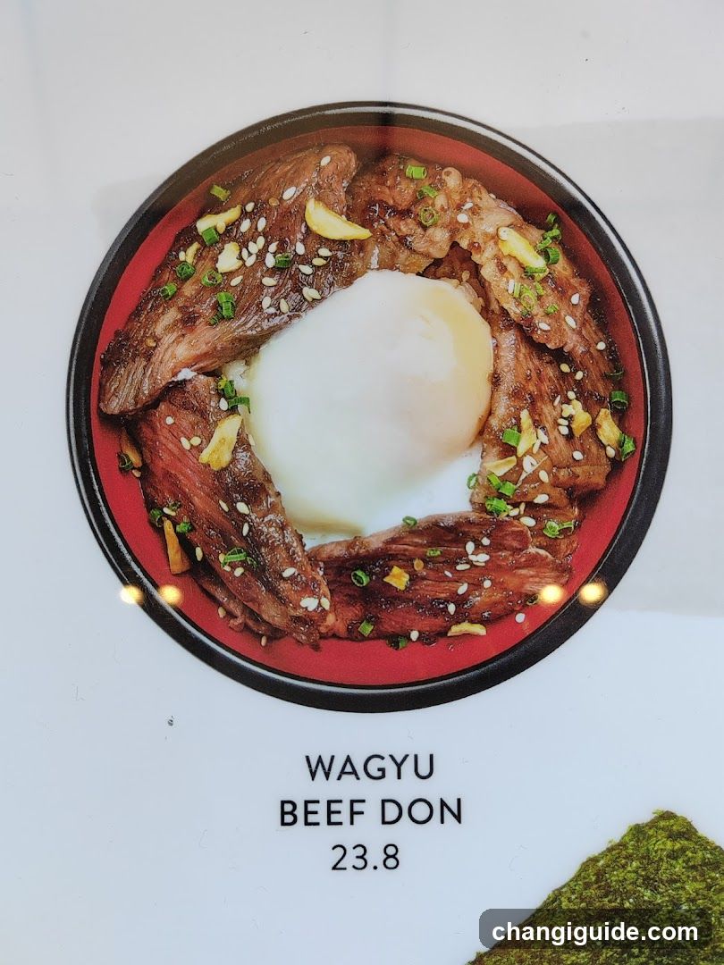 Wagyu Beef Don Menu Item