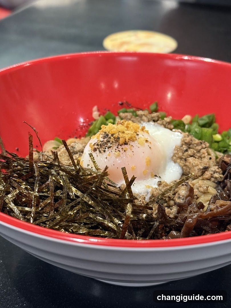 Bowl with Egg and Toppings