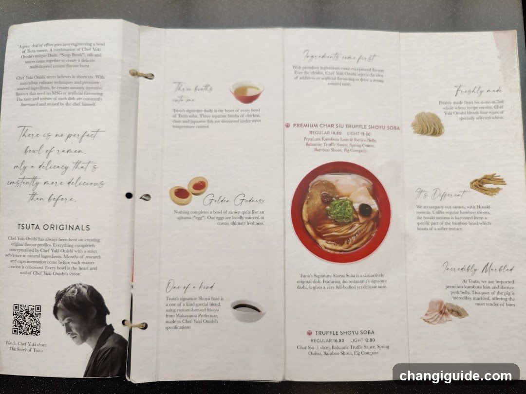 Tuta Originals Menu Flyer