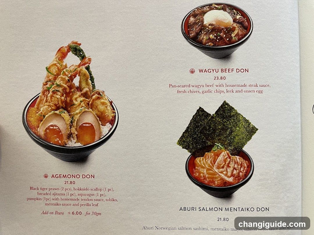 Food Menu Display