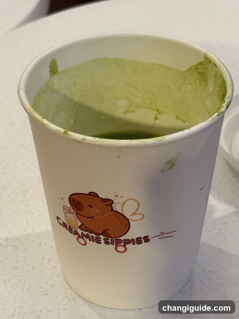 Matcha Drink in Cup