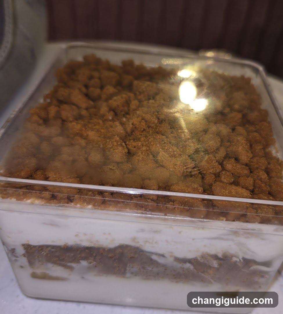 Layered Dessert in Clear Container