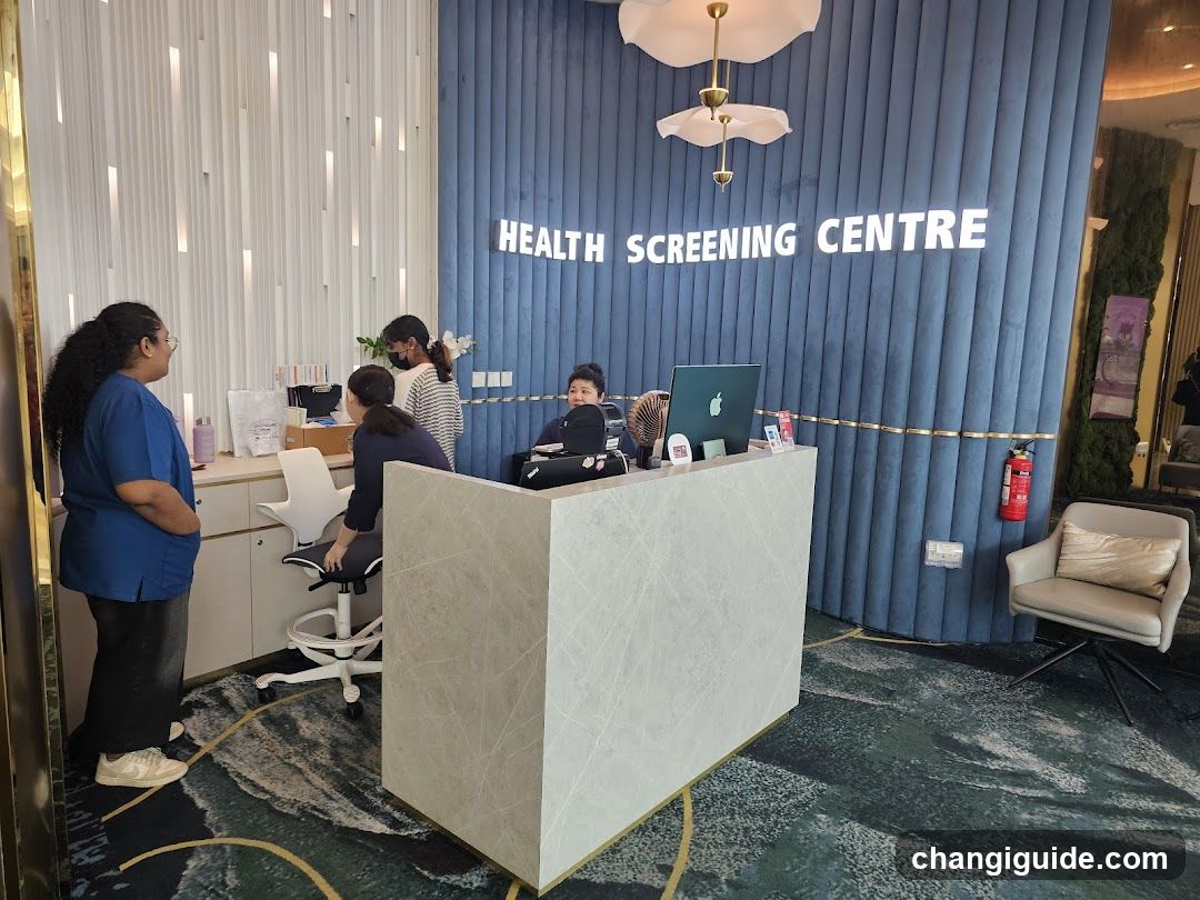 Health Screening Centre Reception Area
