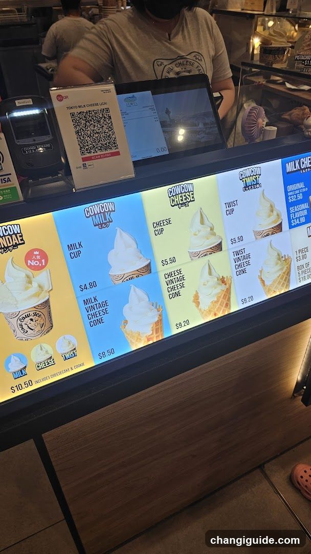 Ice Cream Shop Counter Display