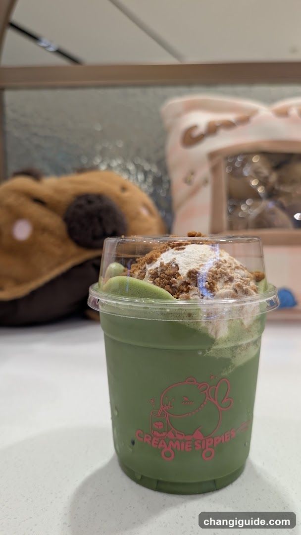 Matcha Drink with Toppings