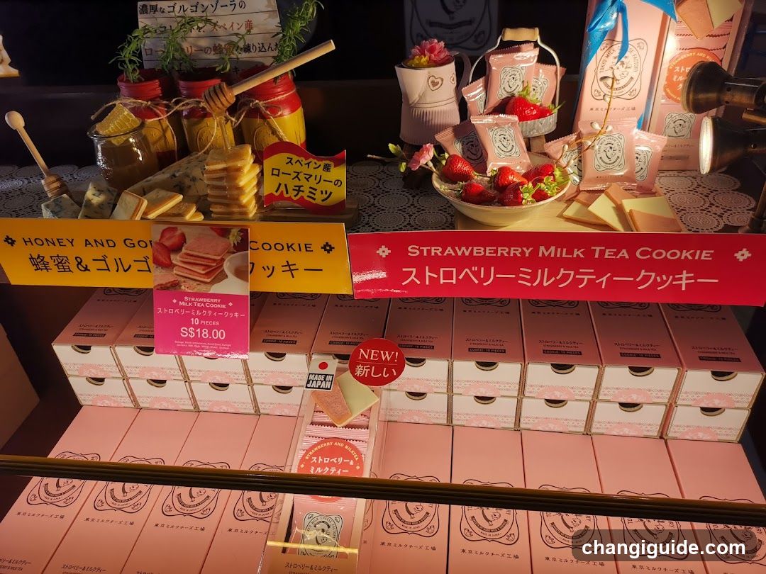 Strawberry Milk Tea Cookie Display
