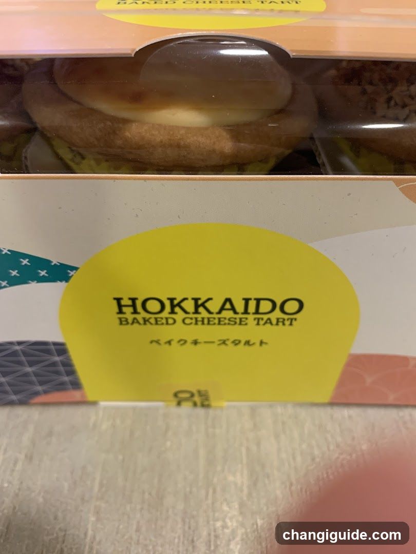 Hokkaido Baked Cheese Tart Packaging