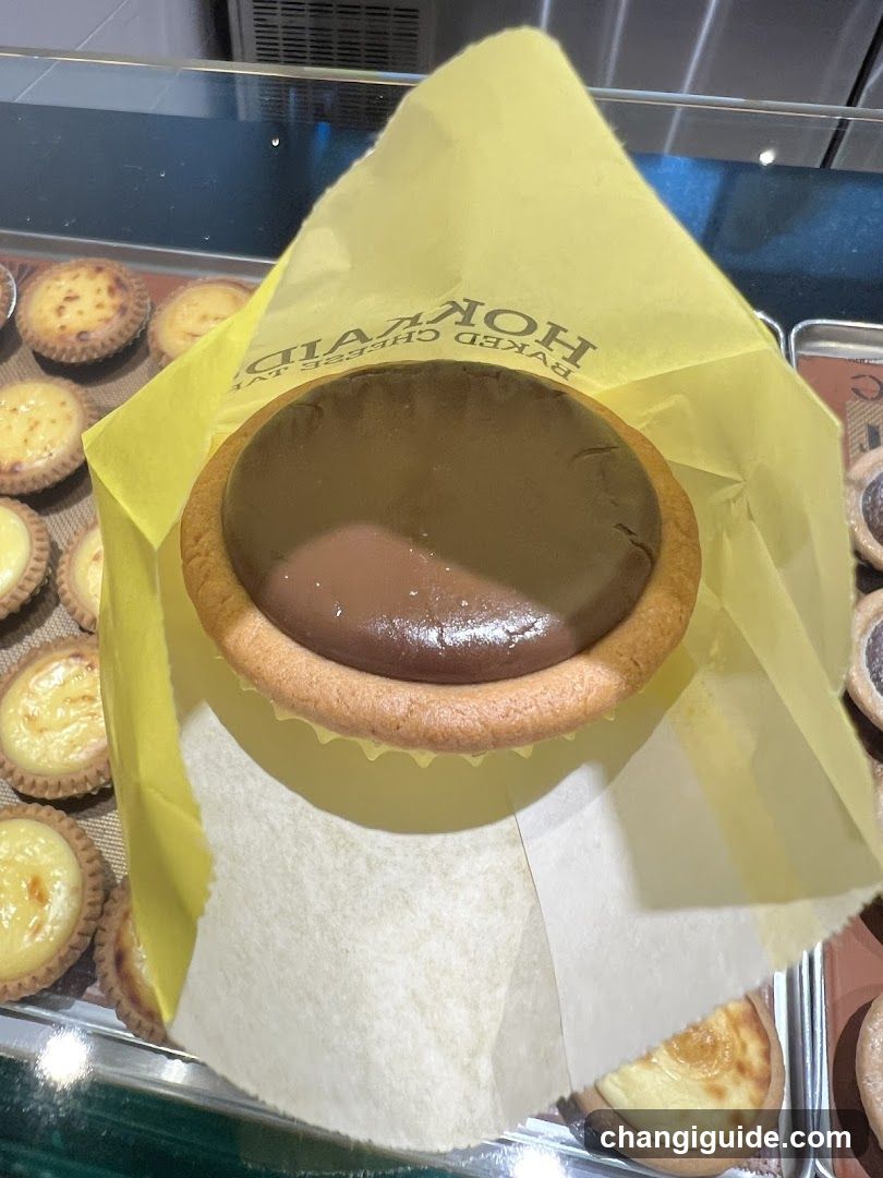 Chocolate Tart in Display Case