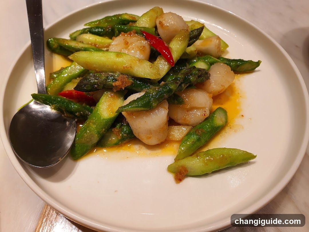 Asparagus and Shrimp Stir Fry