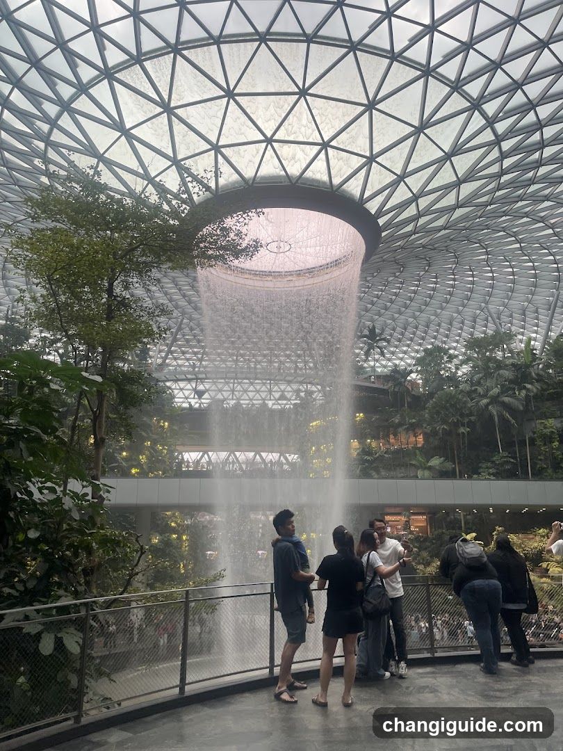 Rain Vortex at Jewel Changi