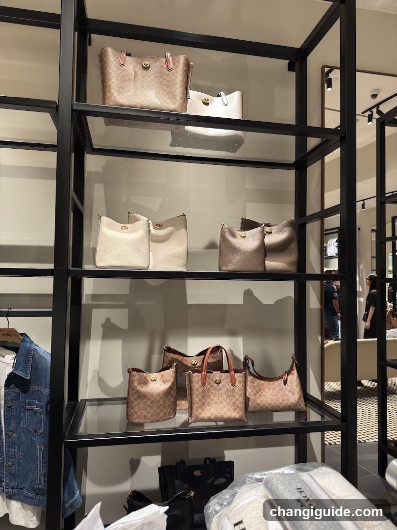 Coach Handbag Display Shelf